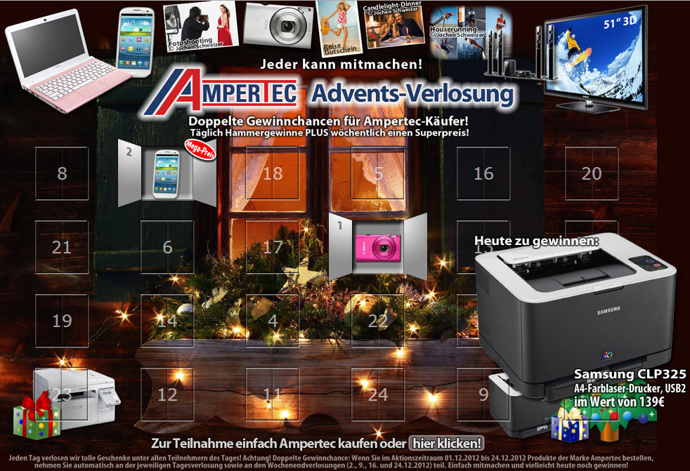 Ampertec Adventskalender 2012